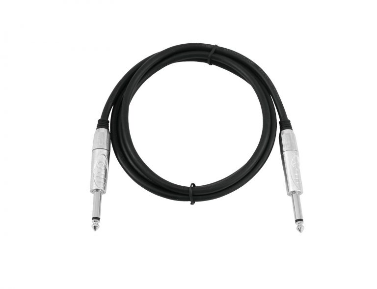 OMNITRONIC Jack cable 6.3 mono 3m bk ROAD