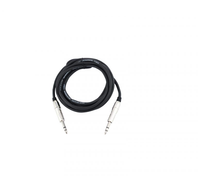 OMNITRONIC Jack cable 6.3 stereo 3m bk ROAD