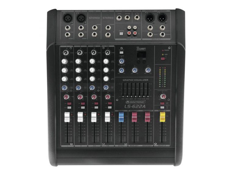 OMNITRONIC LS-622A Powered Live Mixer