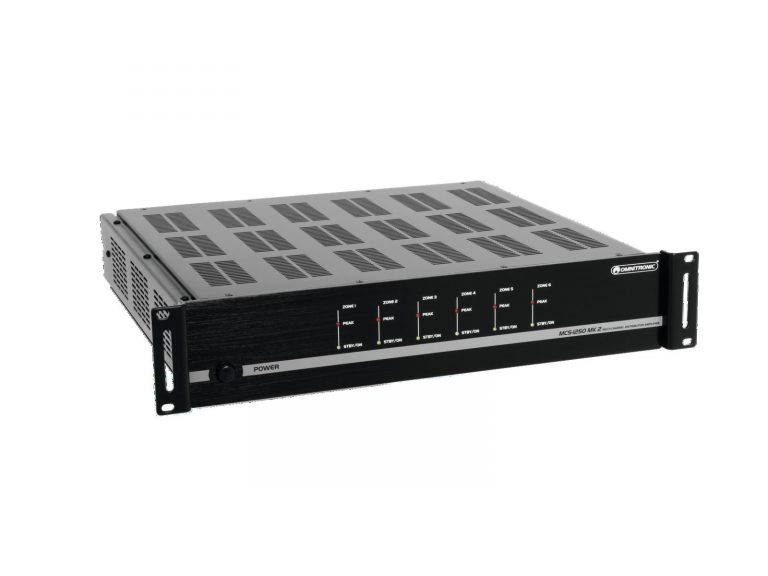 OMNITRONIC MCS-1250 MK2 6-Zone PA Amplifier