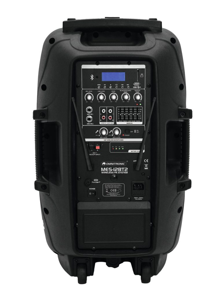 OMNITRONIC MES-12BT2 Wireless PA System