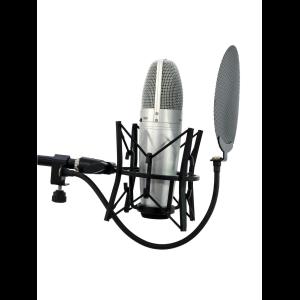 OMNITRONIC Microphone-Pop Filter metal, black