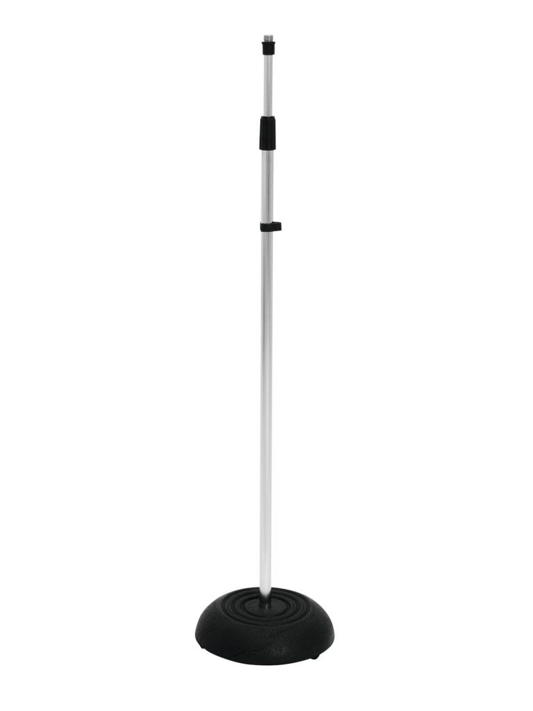 OMNITRONIC Microphone Stand 85-157cm sil