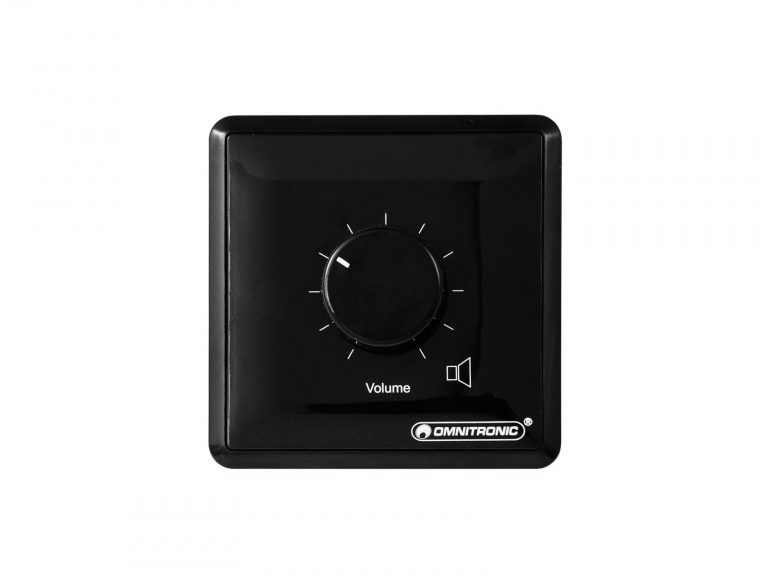 OMNITRONIC PA Volume Controller, 30 W mono bk