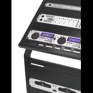 OMNITRONIC Rack Stand 12U/10U adjustable on Wheels