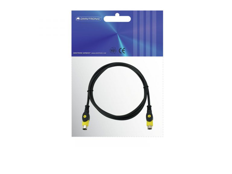 OMNITRONIC S-Video cable 1.5m