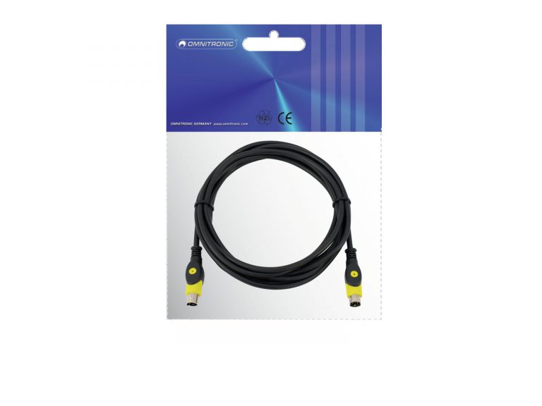 OMNITRONIC S-Video cable 3m