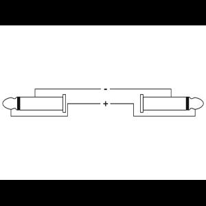 OMNITRONIC Speaker cable Jack 2x1.5 1.5m bk