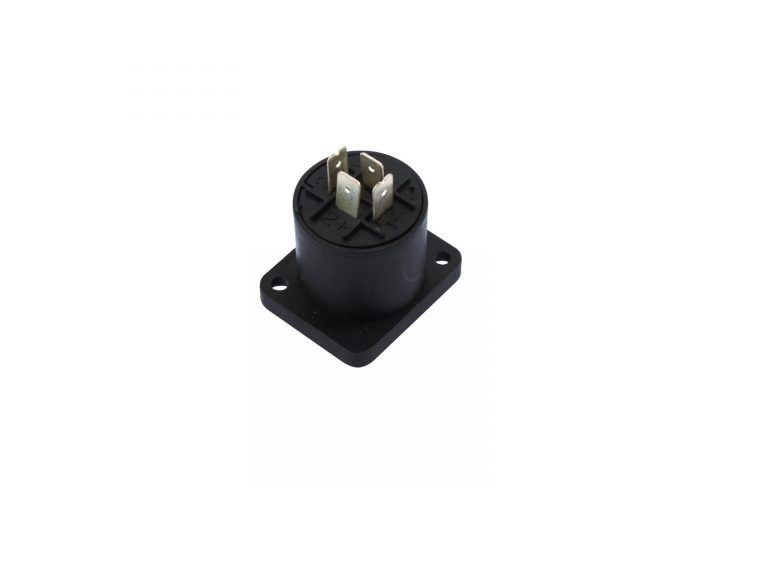 OMNITRONIC Speaker mounting socket 4pin square 10x