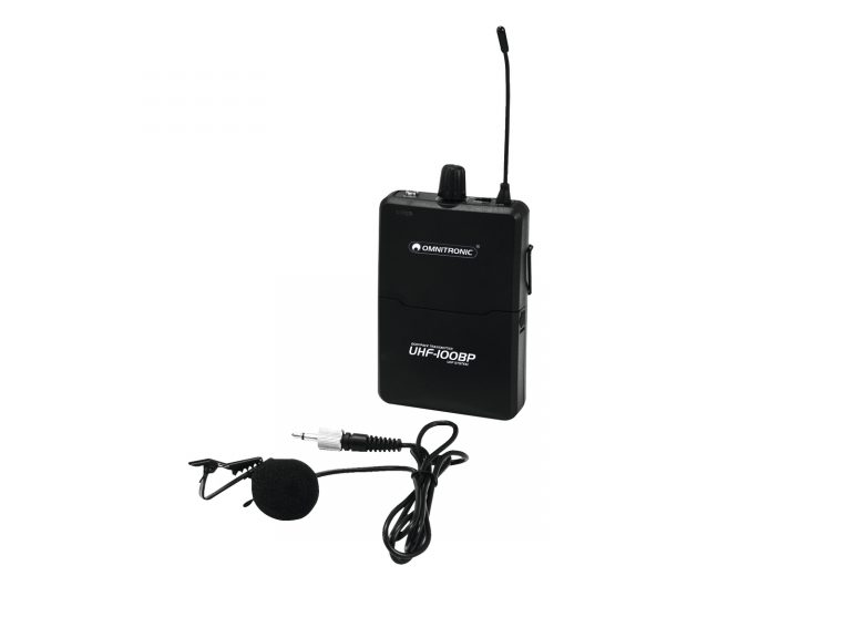 OMNITRONIC UHF-100 BP Bodypack 825.3MHz (yellow)