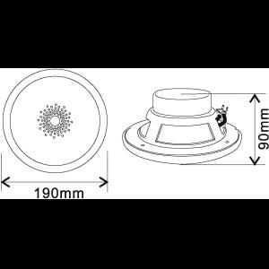 OMNITRONIC WF-6 Flush-Mount Speaker