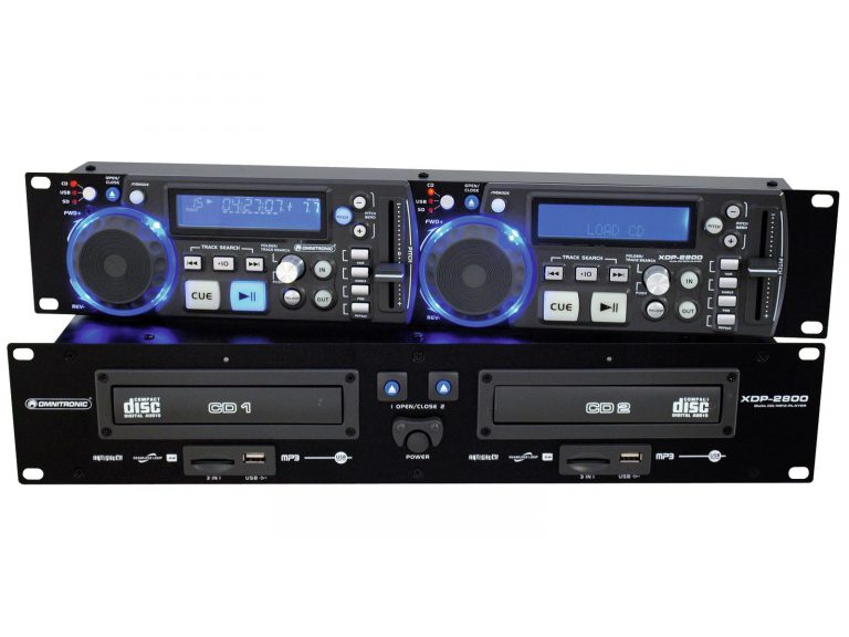 OMNITRONIC XDP-2800 Dual CD/MP3 Player