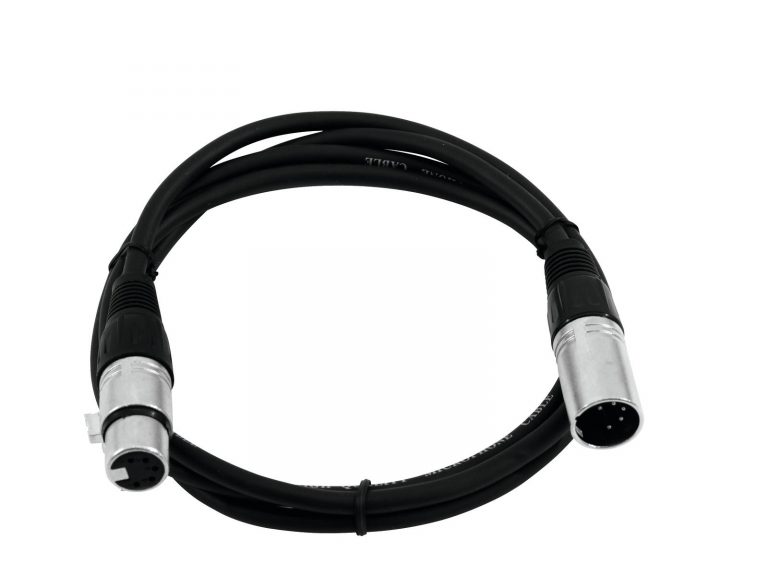 OMNITRONIC XLR cable 5pin 1.5m bk