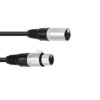 OMNITRONIC XLR cable 5pin 1m bk