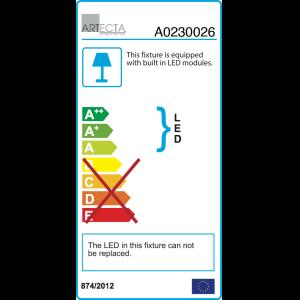 Oslo-SQ 3000 K 1 x LED Bianco Caldo da 1W, direzione della luce: basso/diretta