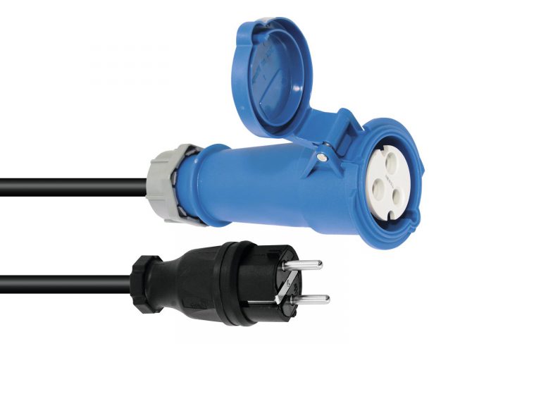 PSSO Adaptercable Safety Plug(M)/CEE 2.5