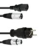 PSSO Combi Cable Safety Plug/XLR 15m