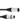 PSSO DMX cable XLR 3pin 5m bk Neutrik