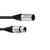 PSSO DMX cable XLR 5pin 1m bk Neutrik