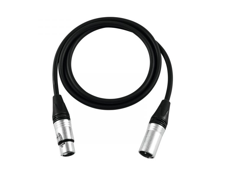 PSSO XLR cable 3pin 20m bk Neutrik