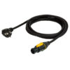 Powercable Neutrik Powercon True1 to Schuko 3m 3x 1,5mm2