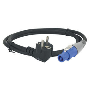 Powercable Pro Power connector to Schuko 10 m, 3x 1,5 mm2