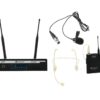 RELACART Set UR-222S Bodypack with Headset and Lavalier