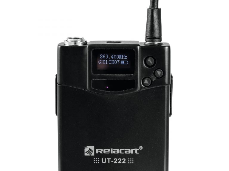 RELACART UT-222 Bodypack with HM-800S Headset