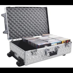 ROADINGER CD Case polished 120 CDs with Trolley