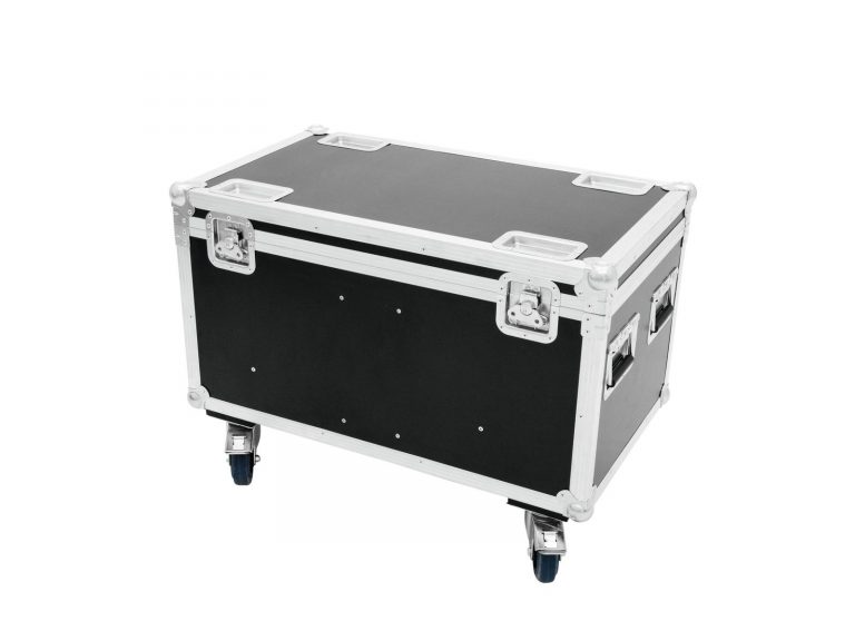 ROADINGER Flightcase 4x Audience Blinder 2xCOB