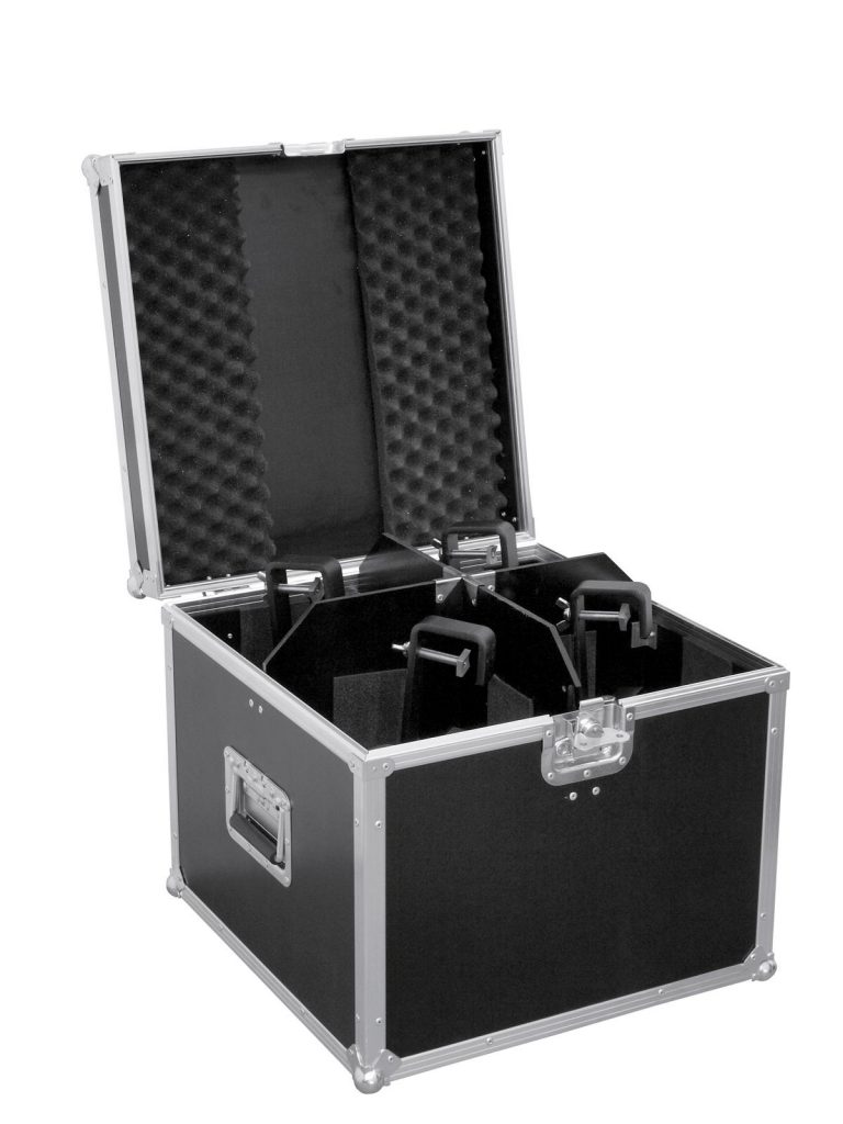 ROADINGER Flightcase 4x PAR-56 Spot long Clamp