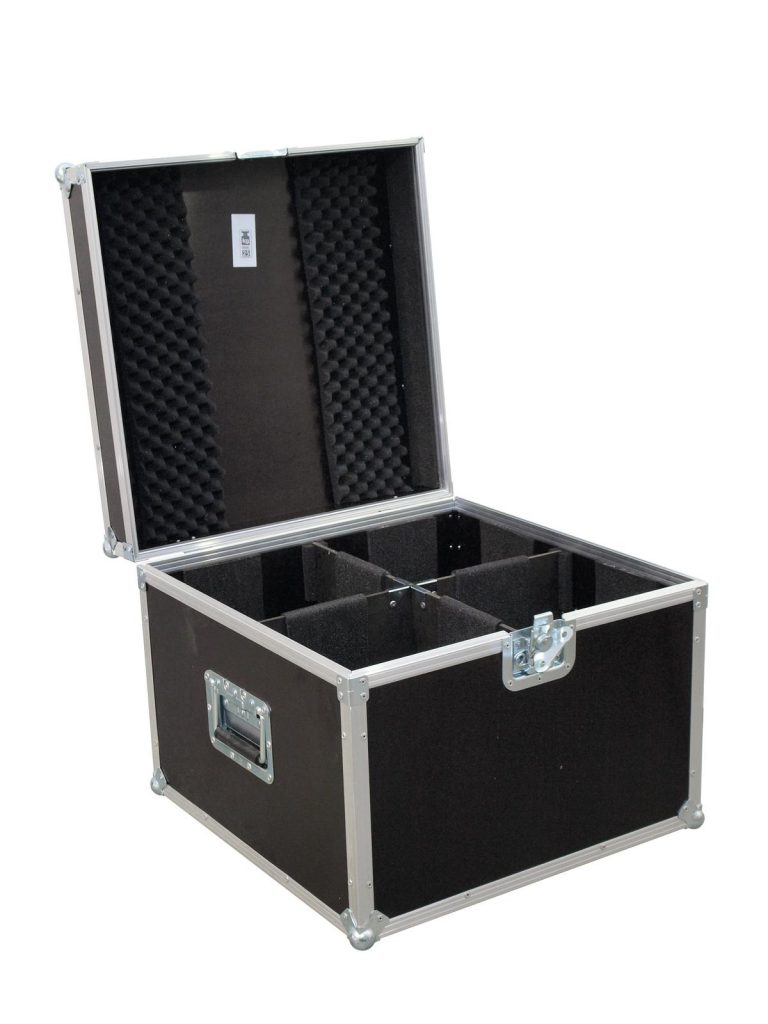 ROADINGER Flightcase 4x PAR-64 Spot short