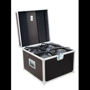 ROADINGER Flightcase 4x PAR-64 Spot short