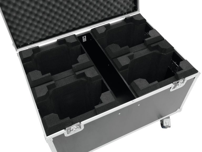 ROADINGER Flightcase 4x TMH-X5 with wheels