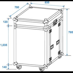 ROADINGER Flightcase 8x CLA-228