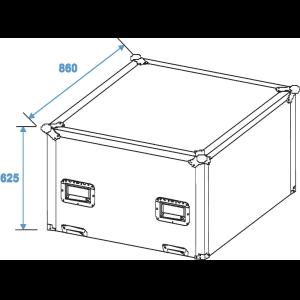 ROADINGER Flightcase Mirror Ball 75cm