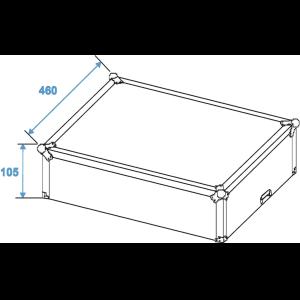 ROADINGER Mixer Case Pro MCB-19, sloping, bk, 8U