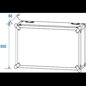 ROADINGER Rack Profi 12U 45cm with wheels