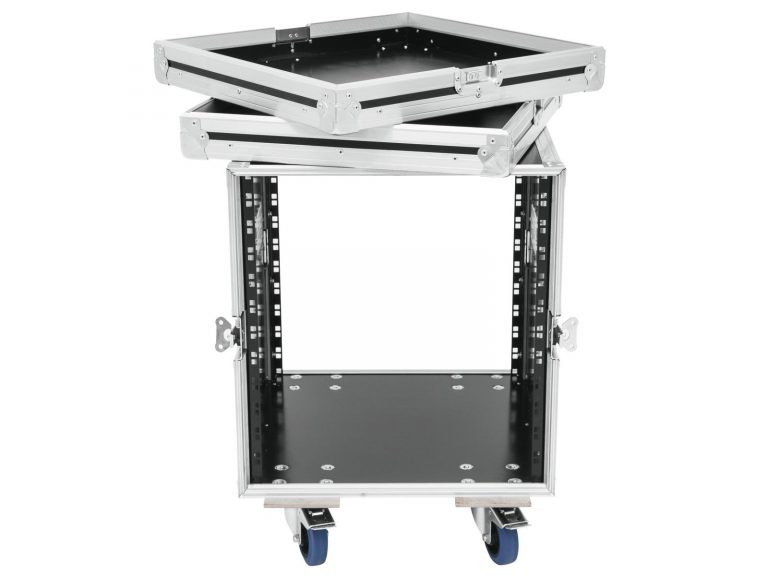 ROADINGER Rack Profi KM 12U 55cm with wheels