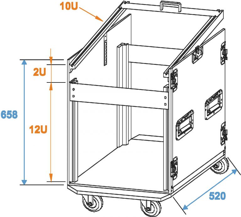 ROADINGER Special Combo Case U 12U