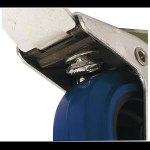 ROADINGER Swivel Castor 100mm blue with brake