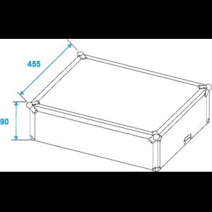 ROADINGER Turntable Case Tour Pro black -B-