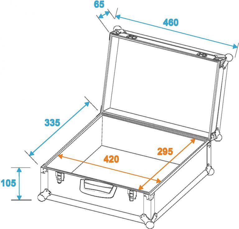 ROADINGER Universal Case FOAM, alu