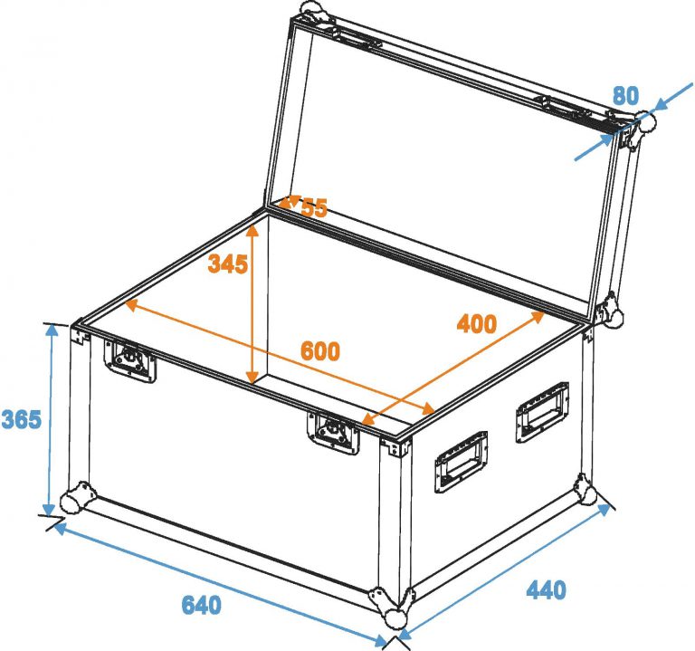 ROADINGER Universal Case Pro 60x40x40cm