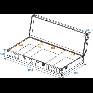 ROADINGER Universal Console DI-1 2xCD/1xM-19 bk