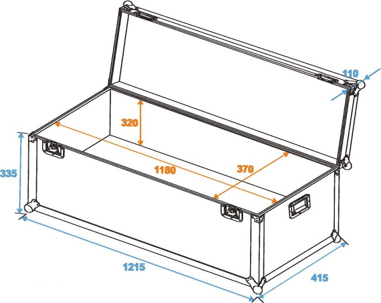 ROADINGER Universal Transport Case 120x40cm