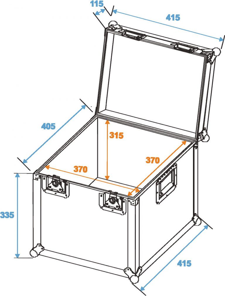 ROADINGER Universal Transport Case heavy 40x40cm