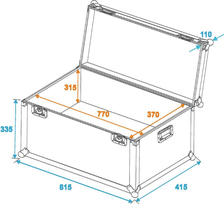 ROADINGER Universal Transport Case heavy 80x40cm