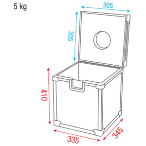 Roadcase for 30cm Mirrorball Custodia per sfera specchiata da 30cm