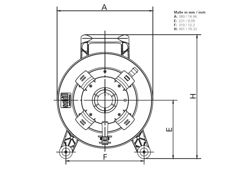 SCHILL Cable Drum GT 380.RM